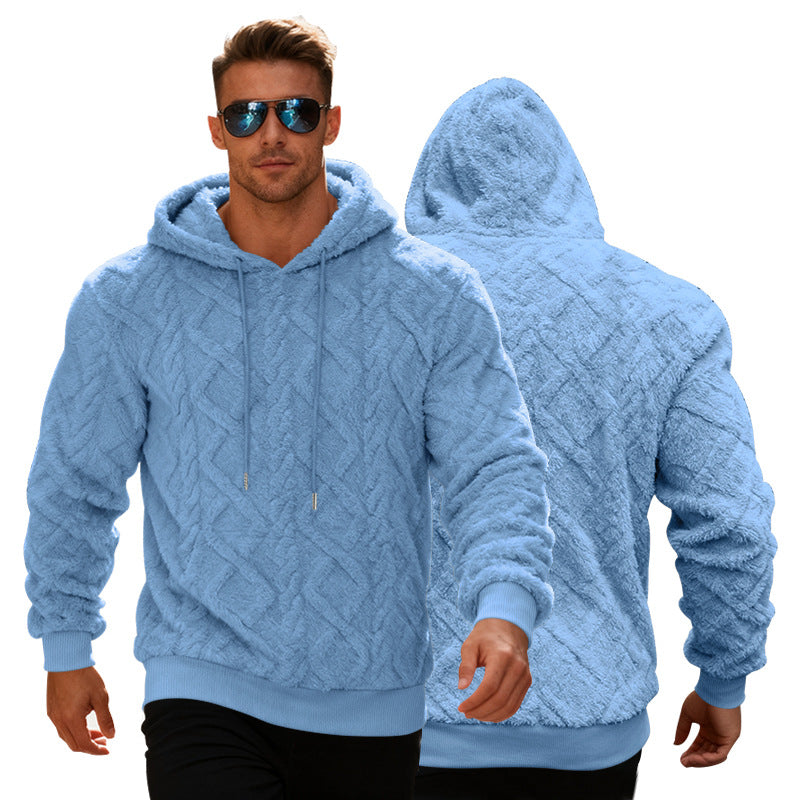 Hoodie Men's Sweatshirt Winter Warm Long-sleeved