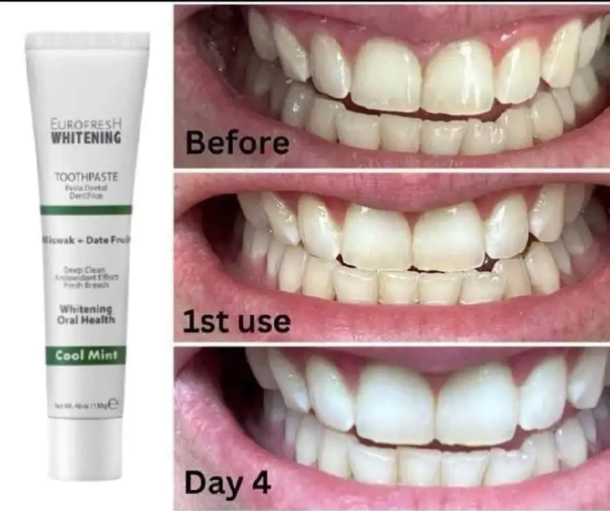 Eurofresh Whitening Miswak &amp; Date Fruit Toothpaste