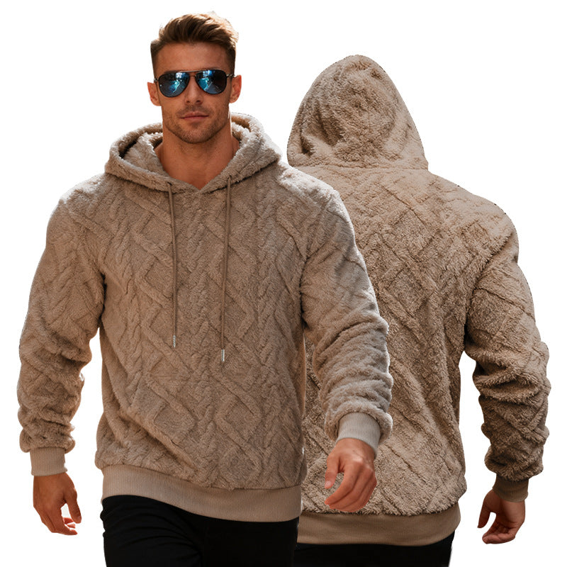 Hoodie Men's Sweatshirt Winter Warm Long-sleeved