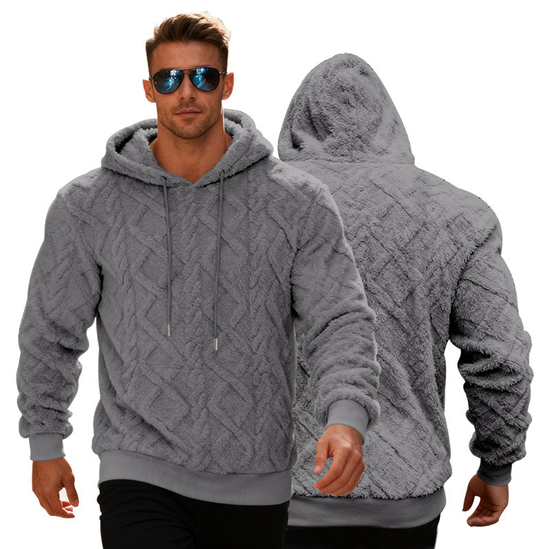 Hoodie Men's Sweatshirt Winter Warm Long-sleeved