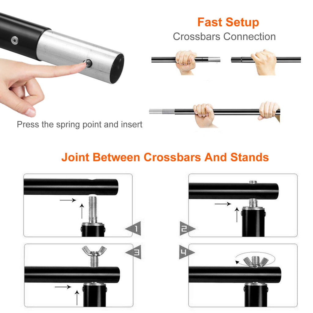 1Pc 6.5 Plus 10ft Photo Video Studio Backdrop Background Stand Adjustable