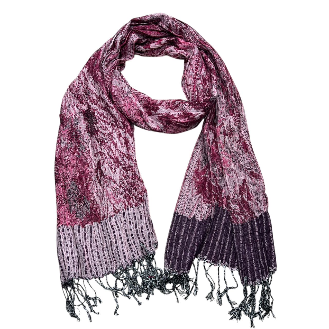 2pcs Glamorous Dinner Accessory Jacquard Scarf,Luxe Appropriate Subtlety For Women  and Men