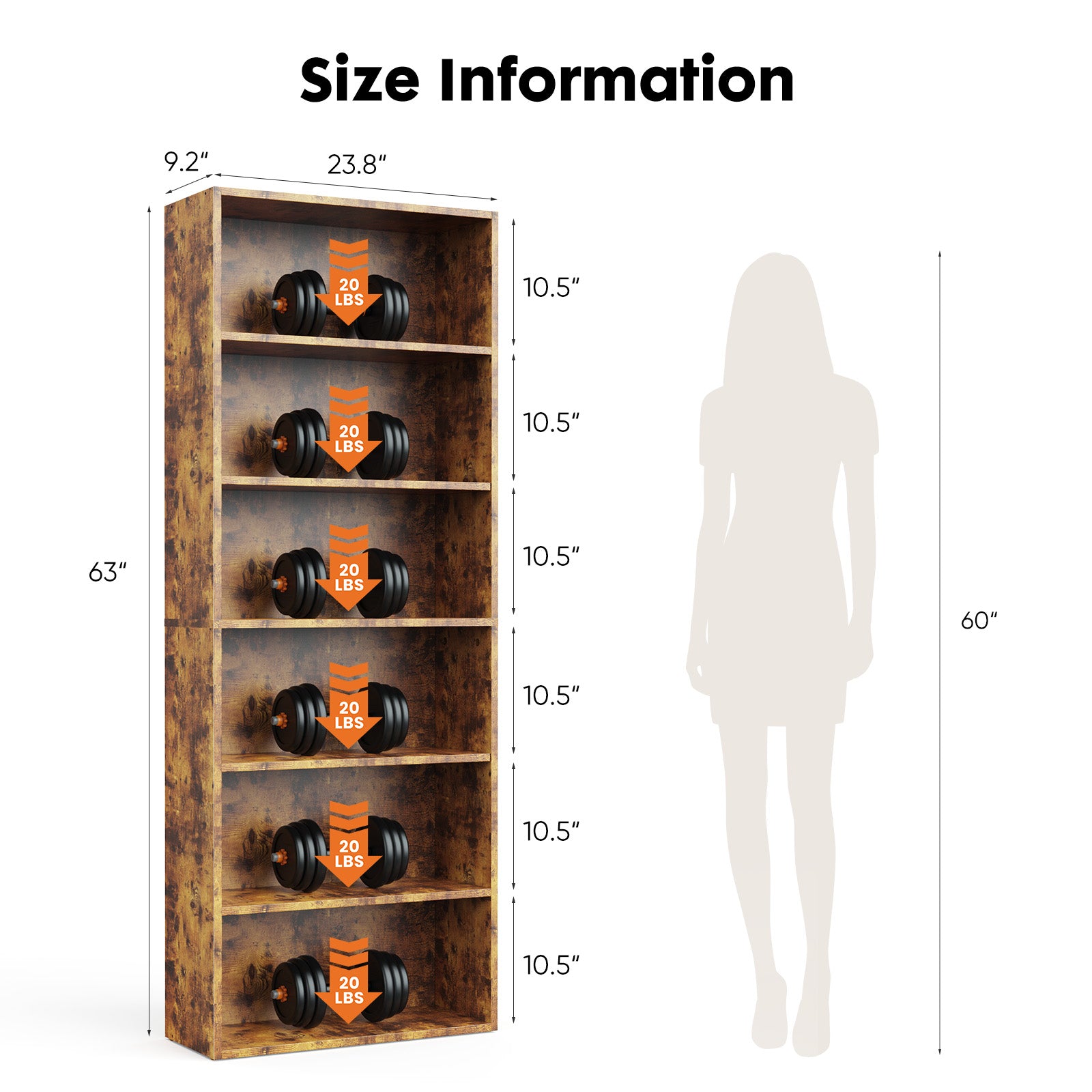 Bookshelves On The 5th Floor Of Industry